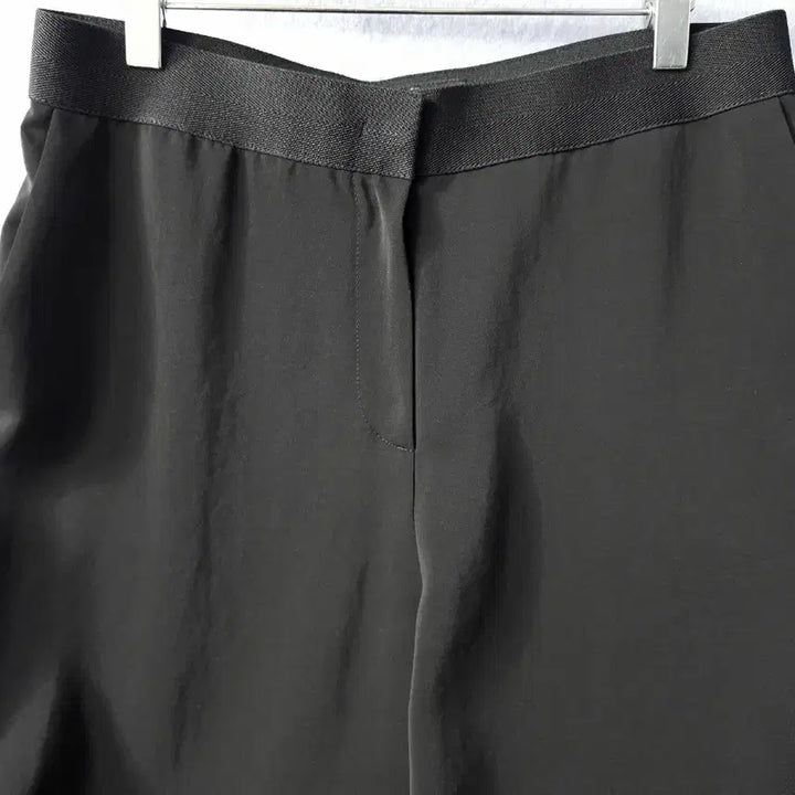 [BUNJANG] Hansum LANVIN Black Wide Pants / 한섬25년 랑방LANVIN 컬렉션 블랙 와이드팬츠