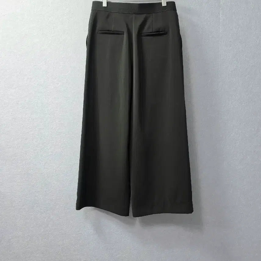 [BUNJANG] Hansum LANVIN Black Wide Pants / 한섬25년 랑방LANVIN 컬렉션 블랙 와이드팬츠