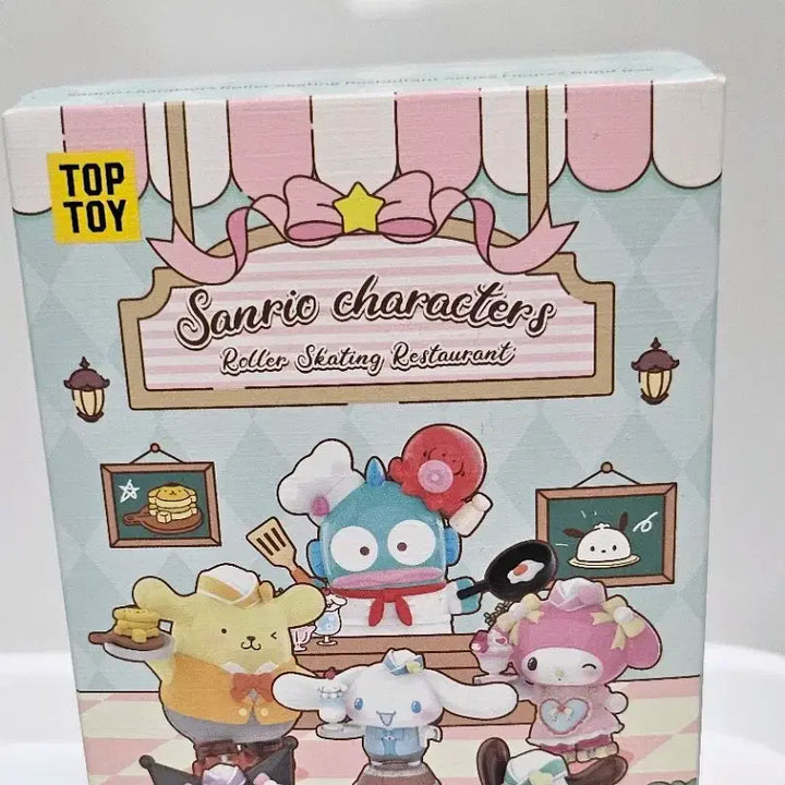 [BUNJANG] Sanrio Official Pompompurin Roller Skating Waiter Figure / 산리오 정품 롤러스케이팅 레스토랑 폼폼푸린 피규어