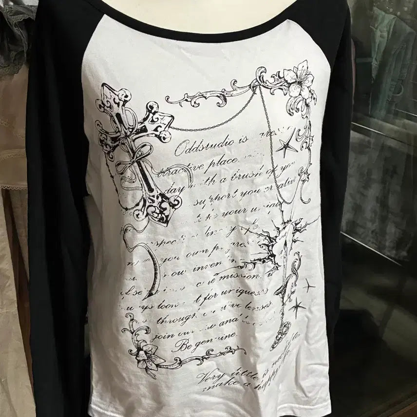 [SOLD OUT] y2k 프린팅 롱슬리브