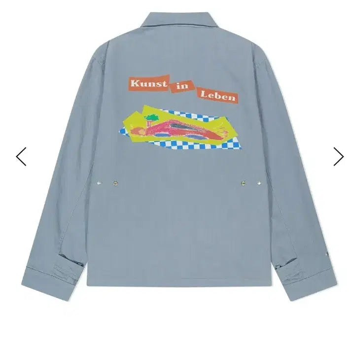[BUNJANG] The Museum Visitor Work Jacket (Light Blue) - Men&