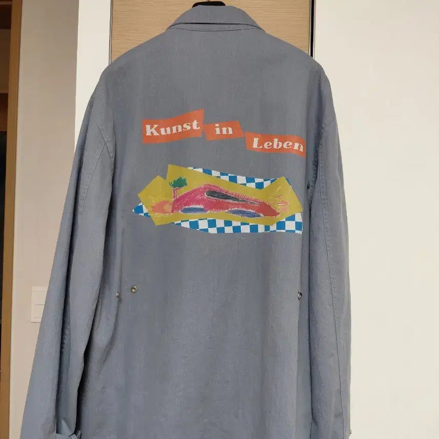 [BUNJANG] The Museum Visitor Work Jacket (Light Blue) - Men&