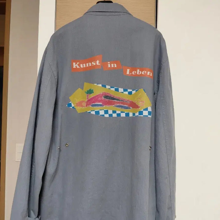 [BUNJANG] The Museum Visitor Work Jacket (Light Blue) - Men&