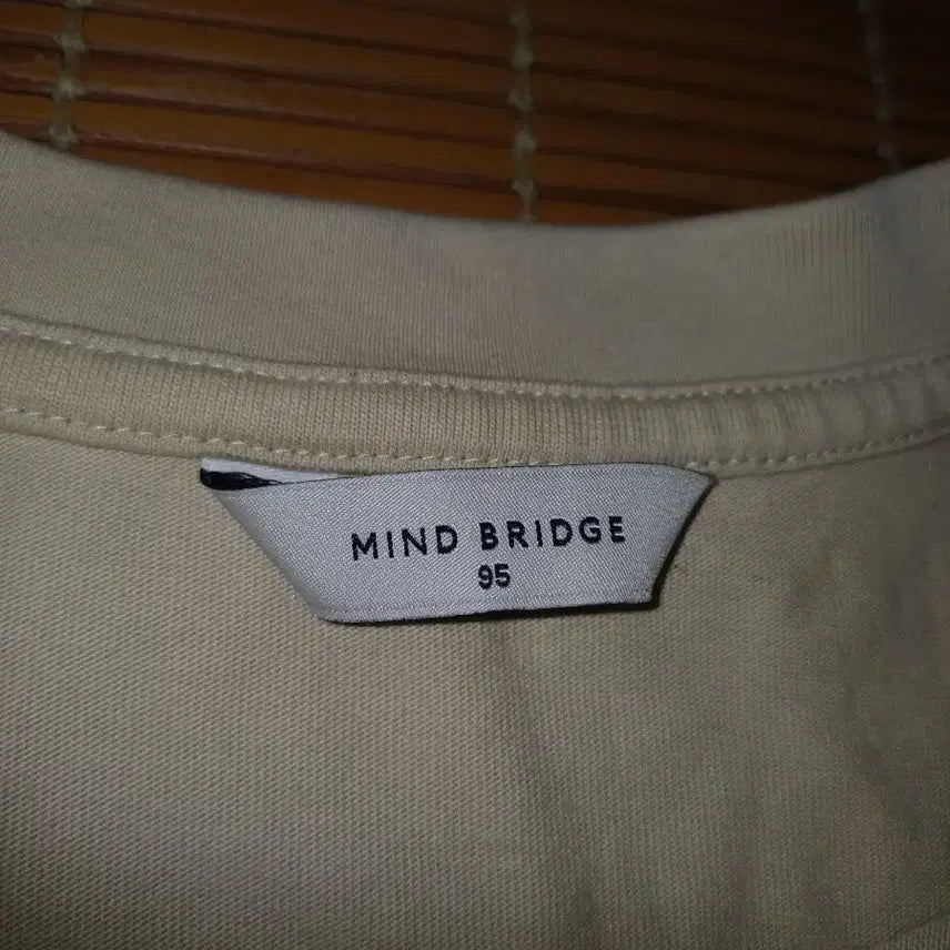 [BUNJANG] Mind Bridge Beige T-shirt / 마인드브릿지 반팔티 m