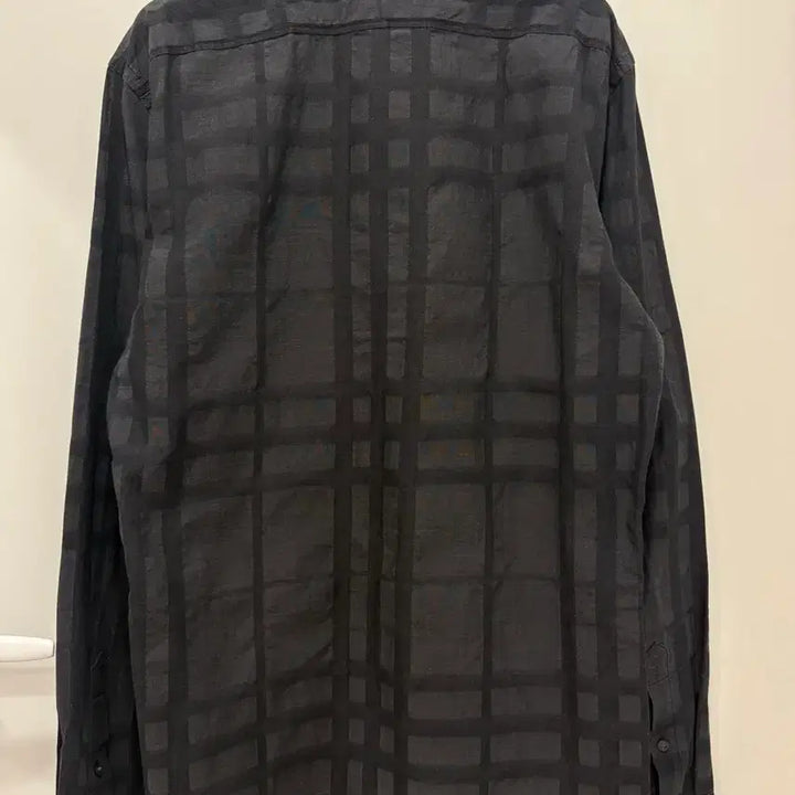 [BUNJANG] Burberry Brit Black Check Pattern Shirt / 버버리 브릿 블랙 체크 패턴 셔츠S/95사이즈(정품)