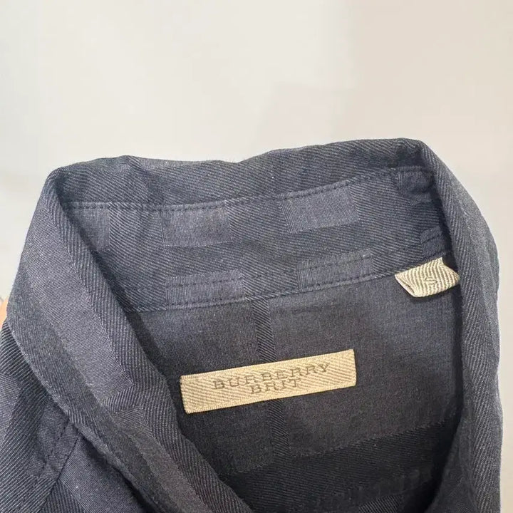 [BUNJANG] Burberry Brit Black Check Pattern Shirt / 버버리 브릿 블랙 체크 패턴 셔츠S/95사이즈(정품)
