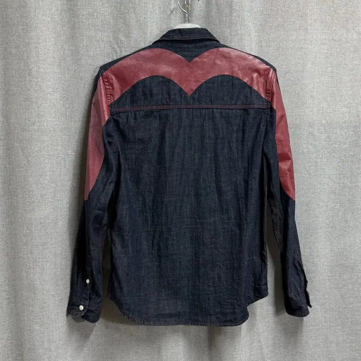 [BUNJANG] EVISU Denim Shirt / [95] 에비수 EVISU 로고 데님 청남방 셔츠