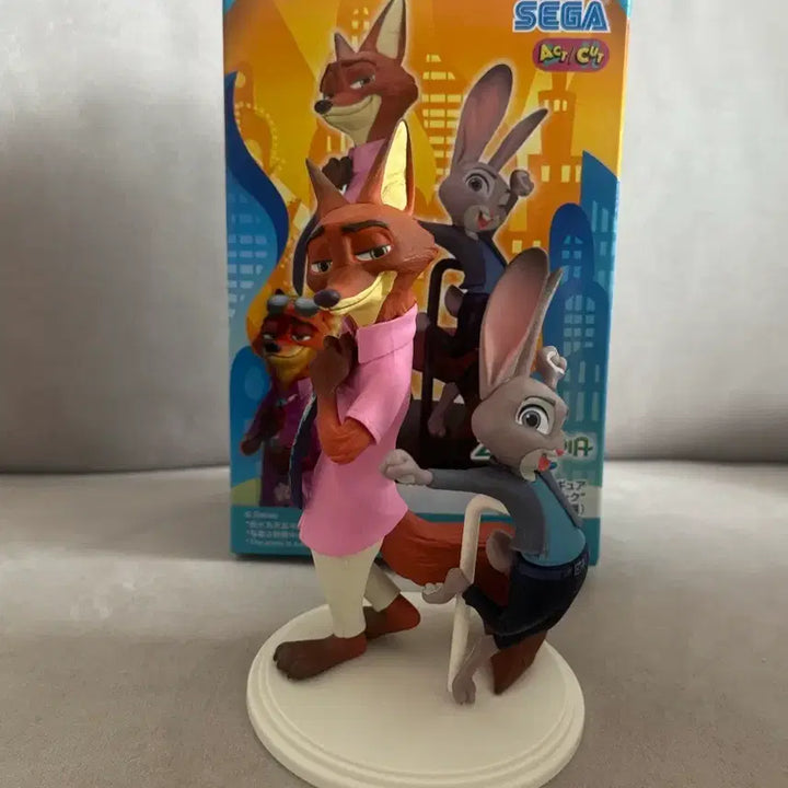 [BUNJANG] Zootopia Nick and Judy Figure Set / 주토피아 닉 주디 피규어 세트