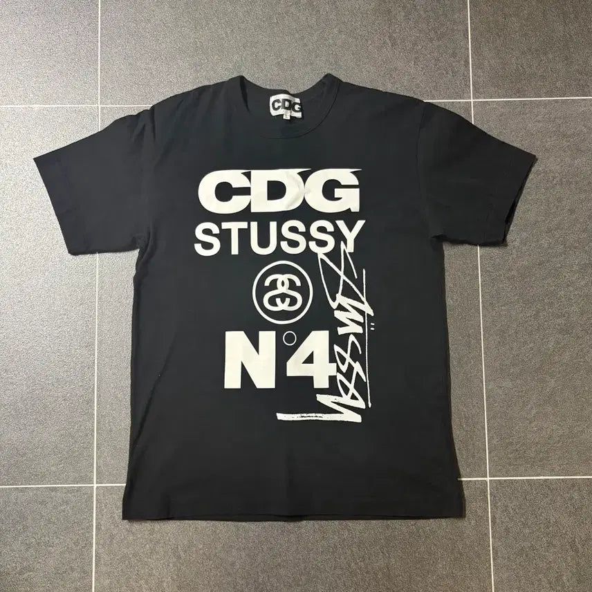[BUNJANG] CDG Comme des Garcons x Stussy T-Shirt / CDG꼼데가르송x스투시