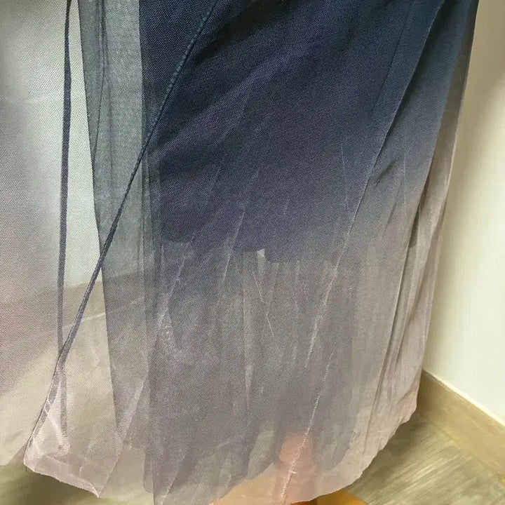 [BUNJANG] Gradient Chiffon Skirt / 그라데이션 샤스커트