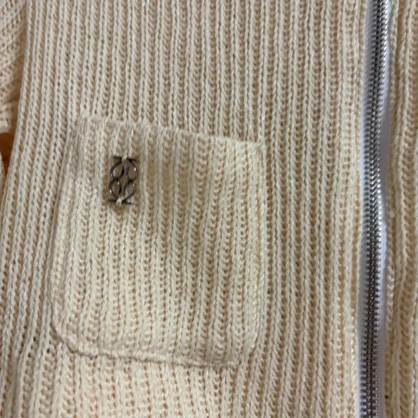 [BUNJANG] Kijun Daniel Crop Knit Zip-up / Kijun 크롭 니트 집업