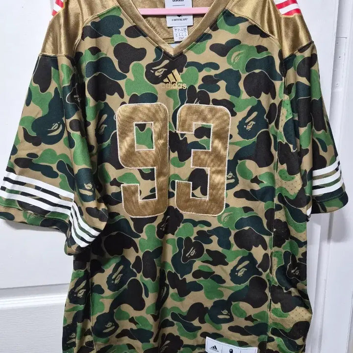[BUNJANG] Adidas x BAPE Camo Football Jersey XL / 아디다스 x 베이프 풋볼 유니폼 카모 XL
