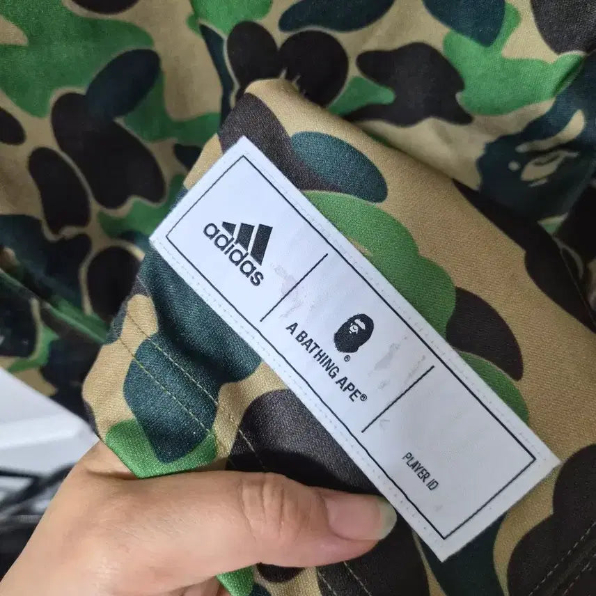 [BUNJANG] Adidas x BAPE Camo Football Jersey XL / 아디다스 x 베이프 풋볼 유니폼 카모 XL