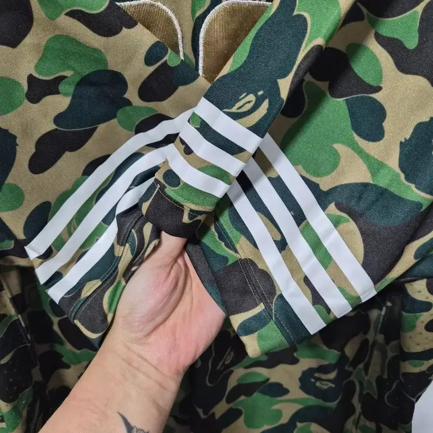 [BUNJANG] Adidas x BAPE Camo Football Jersey XL / 아디다스 x 베이프 풋볼 유니폼 카모 XL
