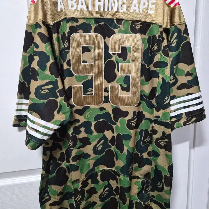 [BUNJANG] Adidas x BAPE Camo Football Jersey XL / 아디다스 x 베이프 풋볼 유니폼 카모 XL