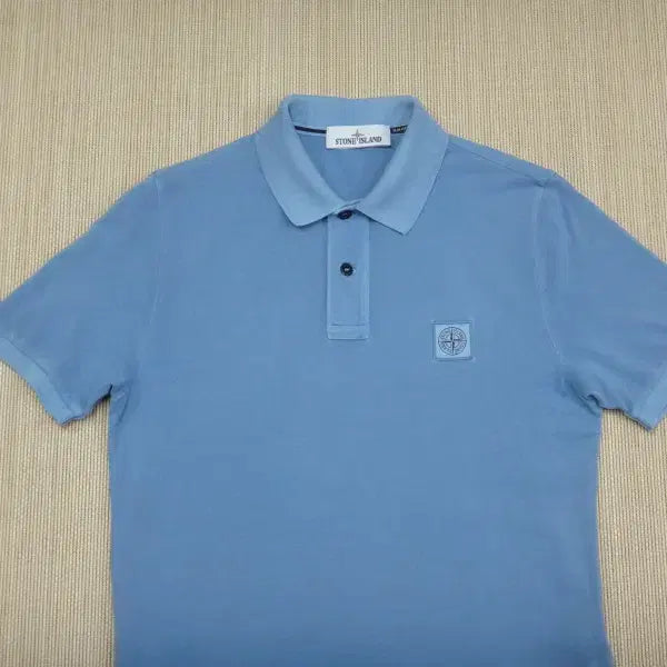 [SOLD OUT] (M) 스톤아일랜드 13주년 로고 패치 카라 티셔츠