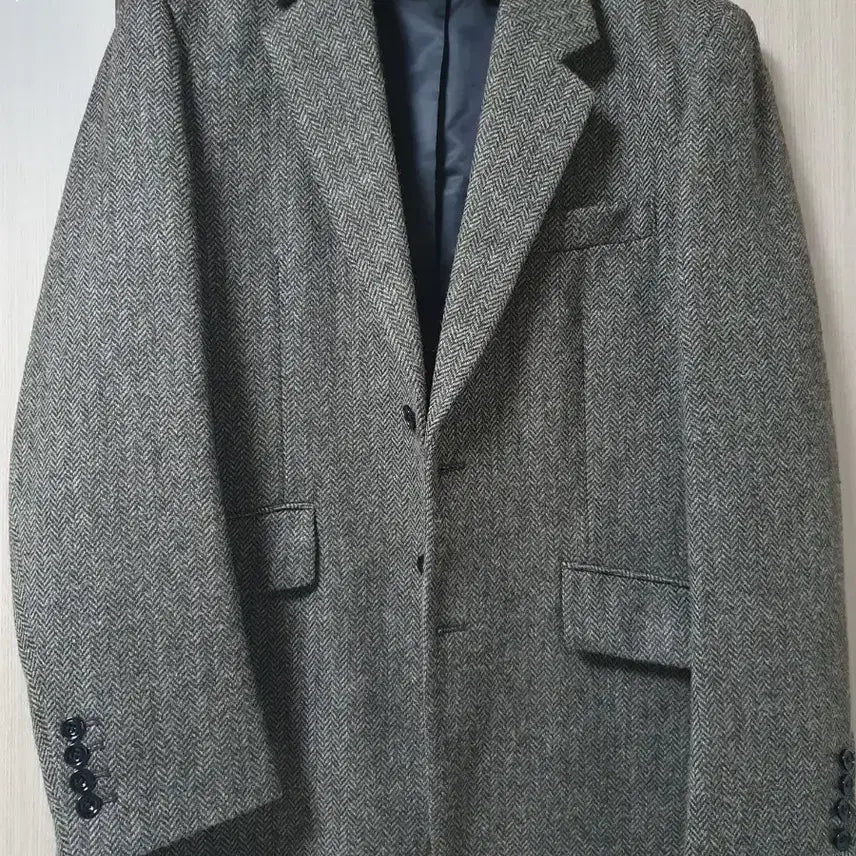 [BUNJANG] Insilence Abraham B. Tweed Blazer Herringbone L / 인사일런스 아브라함분 트위드 블레이저 헤링본 L