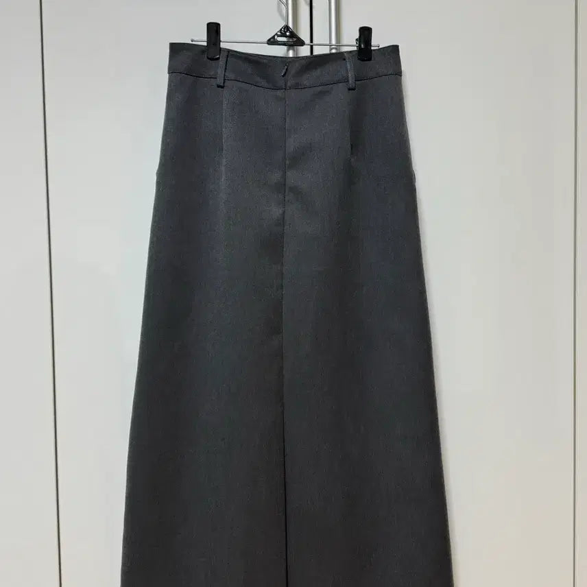 [BUNJANG] Manique A-Line Charcoal Long Skirt S / 매니크 A라인 차콜 롱치마 S