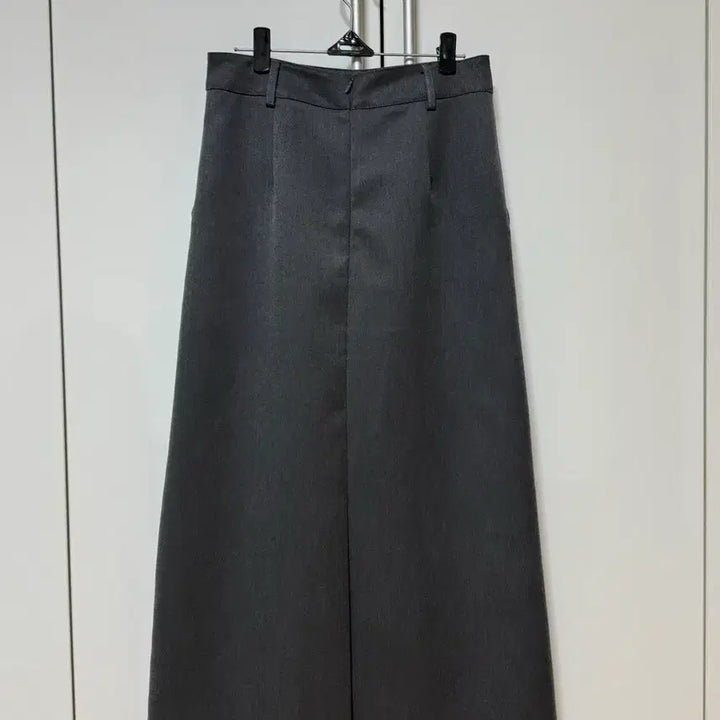 [BUNJANG] Manique A-Line Charcoal Long Skirt S / 매니크 A라인 차콜 롱치마 S