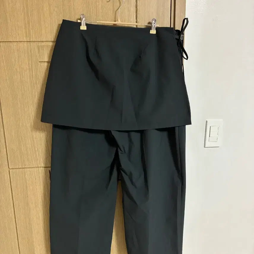 [BUNJANG] Charcoal Skirt Slacks / 챠콜 스커트 슬랙스