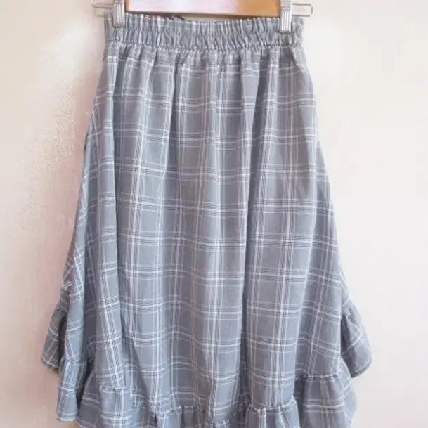 [BUNJANG] Gray Check Cute Skirt / 그레이 체크 / 귀여운 스커트 (새옷)