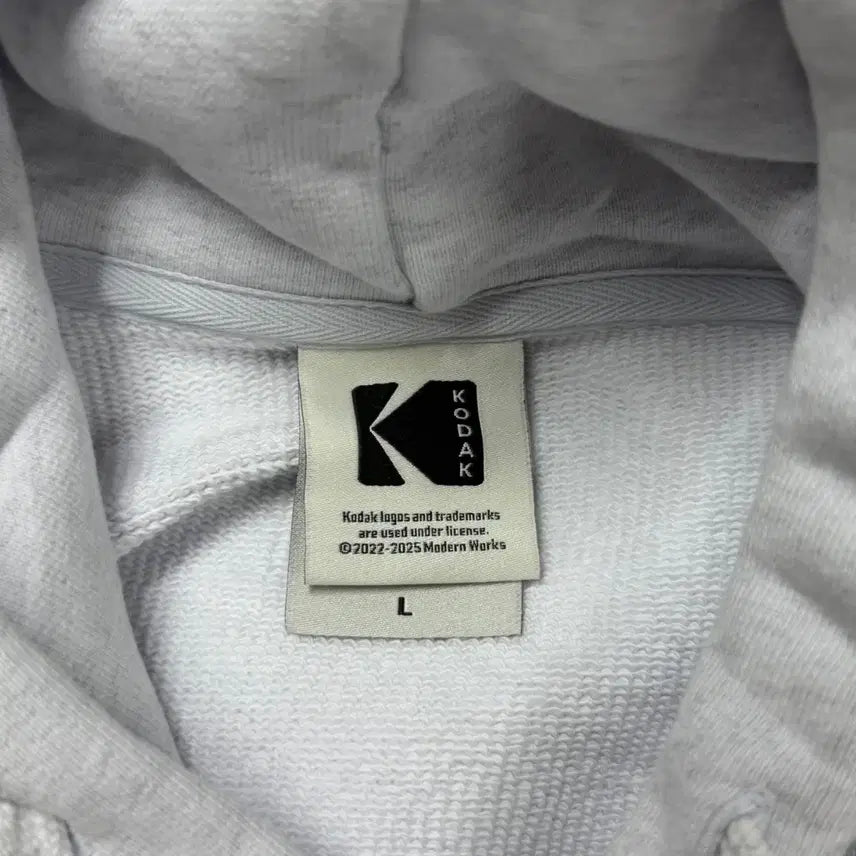 [SOLD OUT] [L] 코닥 KODAK 인스타매틱 자수 로고 긴팔 후드티