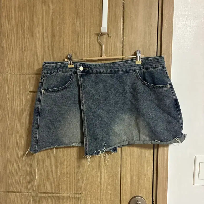 [BUNJANG] Layered Denim Skirt / 레이어드 데님 스커트