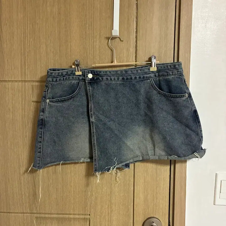 [BUNJANG] Layered Denim Skirt / 레이어드 데님 스커트