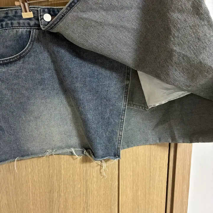 [BUNJANG] Layered Denim Skirt / 레이어드 데님 스커트