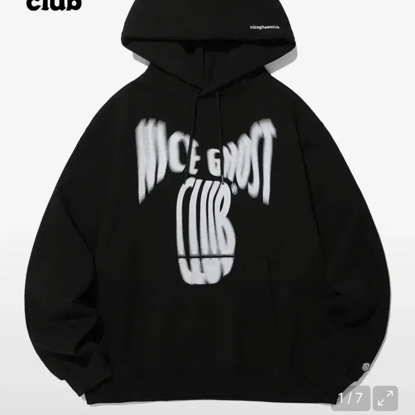 [BUNJANG] Nice Ghost Club Hoodie / 나이스고스트클럽 후드티