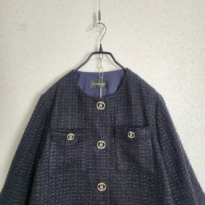[BUNJANG] Kyungwon Apparel Tweed Jacket / 제평 경원어패럴 트위드 자켓55 66