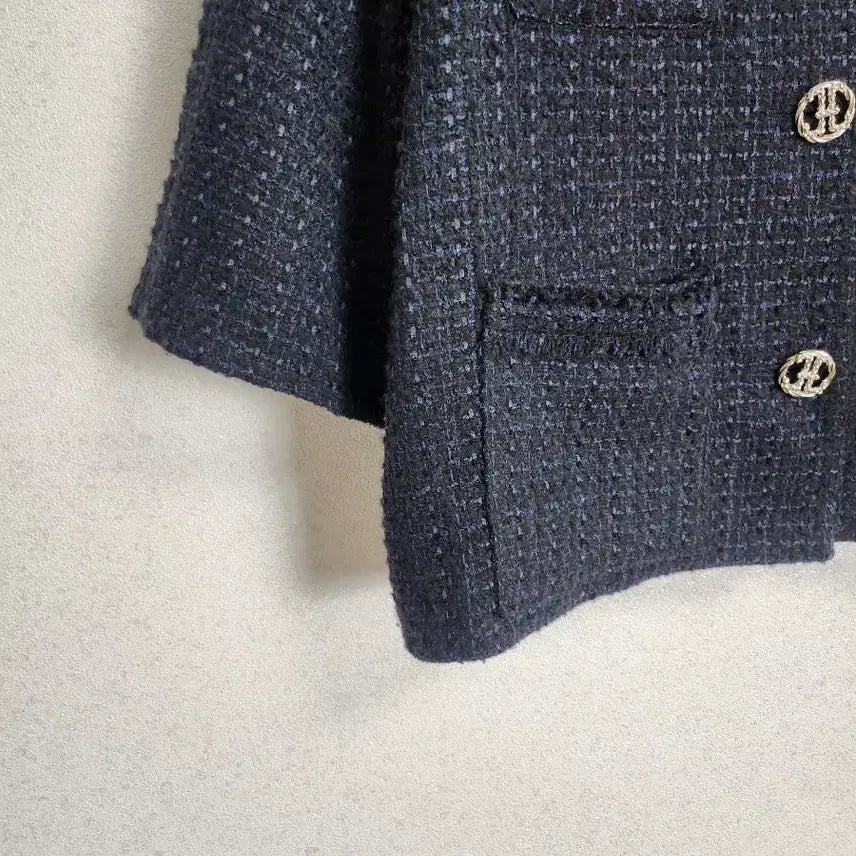 [BUNJANG] Kyungwon Apparel Tweed Jacket / 제평 경원어패럴 트위드 자켓55 66