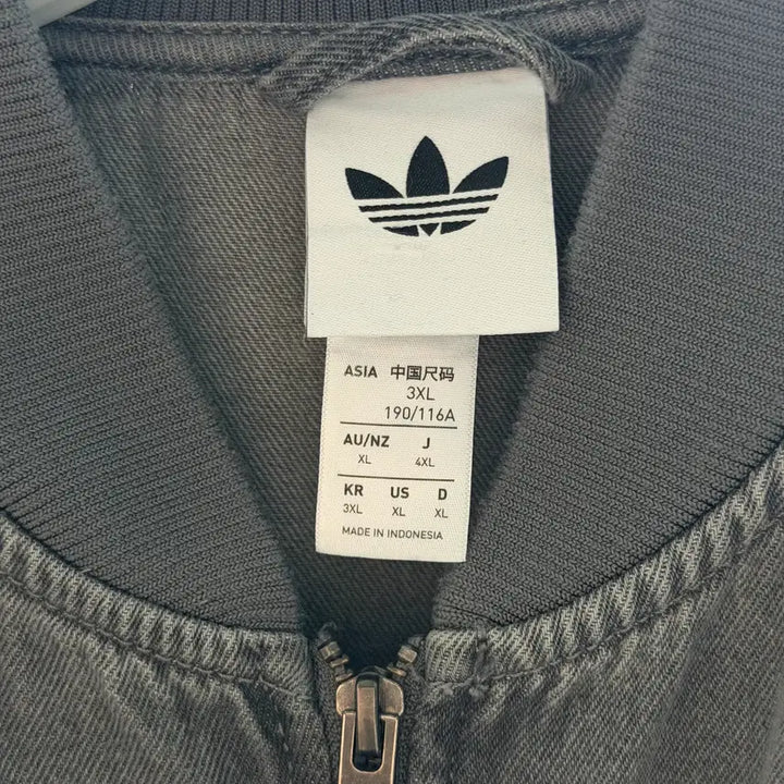[SOLD OUT] 아디다스 블랙 워시 데님 자켓[XL](네고가능)