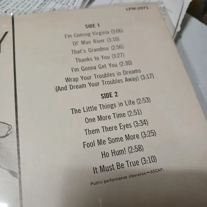 [BUNJANG] 빙 크로스비의 "Young Bing Crosby" LP / 빙 크로스비의 "Young Bing Crosby" LP