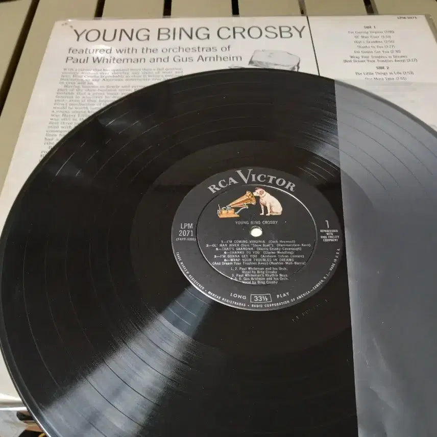 [BUNJANG] 빙 크로스비의 "Young Bing Crosby" LP / 빙 크로스비의 "Young Bing Crosby" LP