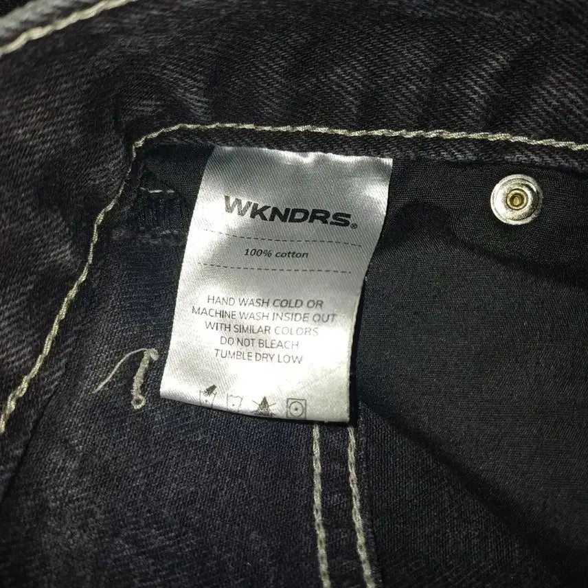 [BUNJANG] WKNDRS Carpenter Denim Wide Pants M / 위캔더스 카펜터 데님 와이드 팬츠 m
