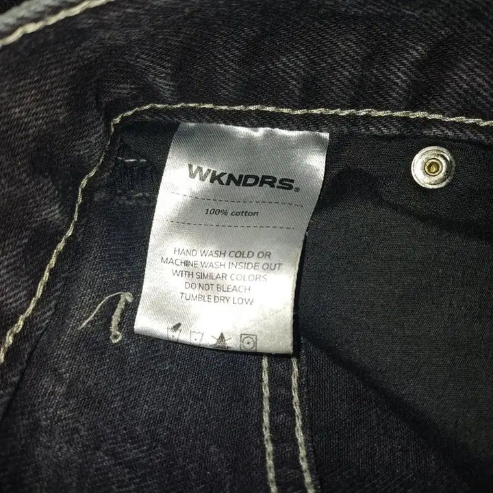 [BUNJANG] WKNDRS Carpenter Denim Wide Pants M / 위캔더스 카펜터 데님 와이드 팬츠 m