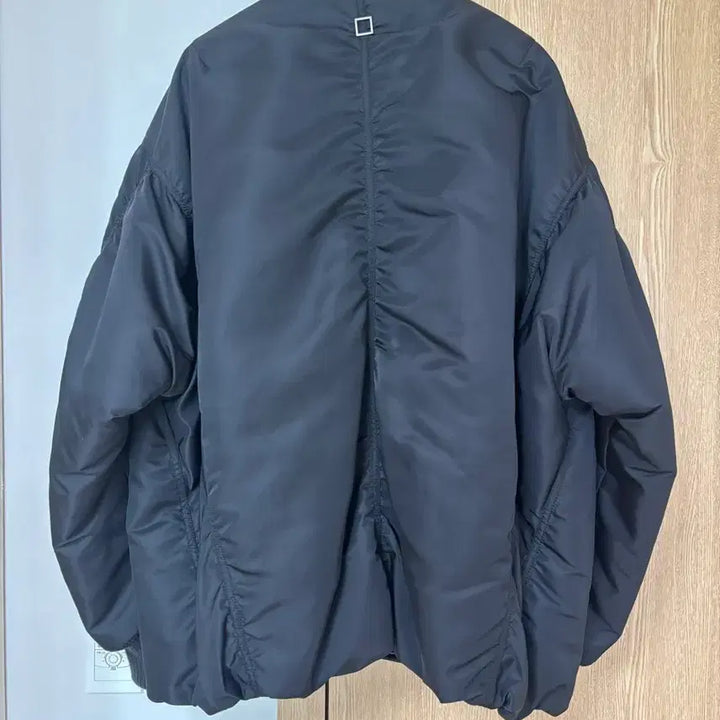 [BUNJANG] Wooyoungmi 24FW Oversized MA-1 Bomber Jacket Black Size 48 / 24fw 우영미 오버핏 MA-1 블랙  48사이즈