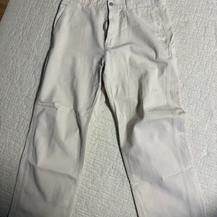 [BUNJANG] Carhartt Cotton Pants M / 칼하트 WIP Drewe 데님 팬츠 Natural