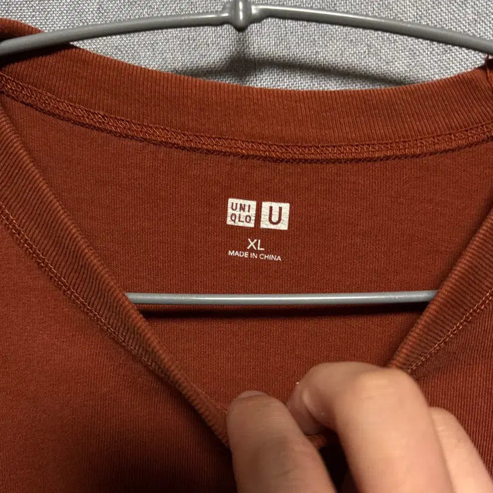 [BUNJANG] Uniqlo U Brown T-shirt / 유니클로 XL -U 반팔 XL 브라운