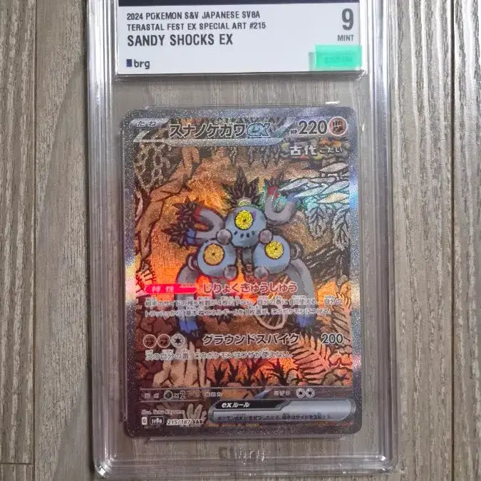 [BUNJANG] Pokemon Japanese Sandile EX SAR Card / 포켓몬 일판 모래털가죽 EX sar