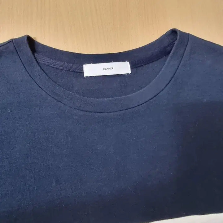 [BUNJANG] BEAKER Striped Short Sleeve Cotton T-shirt / BEAKER 비이커 스트라이프 반팔 면티사이즈 3 (105)