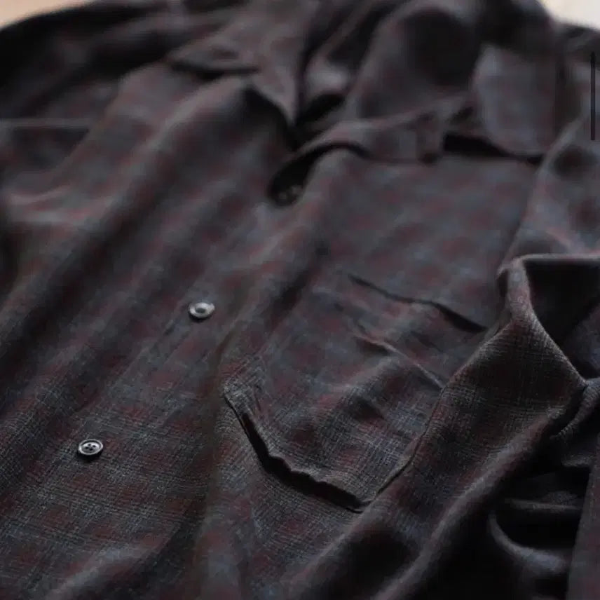 [SOLD OUT] 마티앤선즈 OP COLLAR RAYON BRCHECK 셔츠