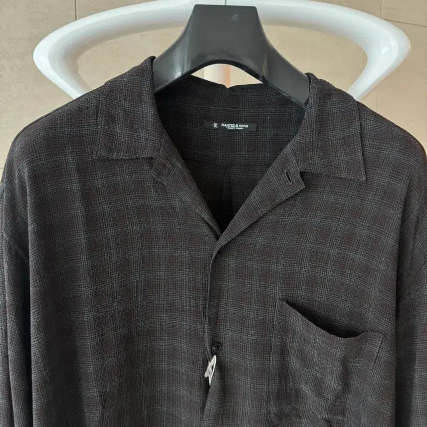 [SOLD OUT] 마티앤선즈 OP COLLAR RAYON BRCHECK 셔츠