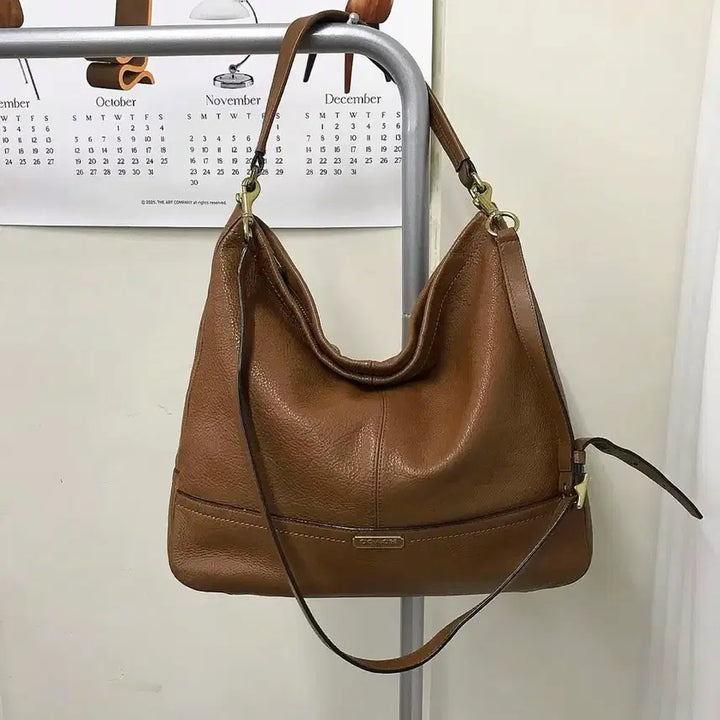 [BUNJANG] Coach Leather Two-Way Bag / 코치 레더 투웨이백 가방