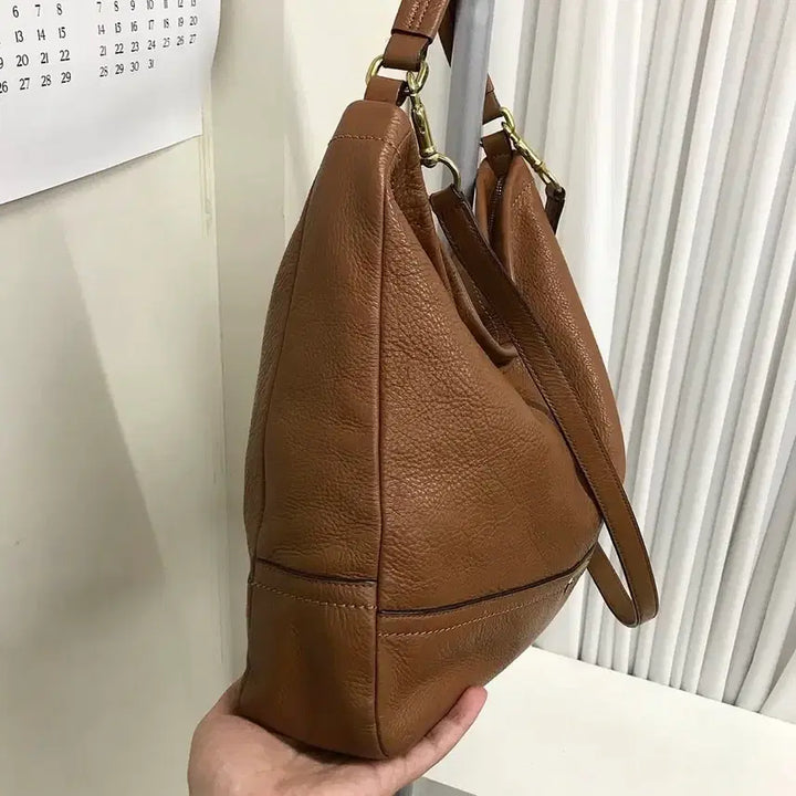 [BUNJANG] Coach Leather Two-Way Bag / 코치 레더 투웨이백 가방