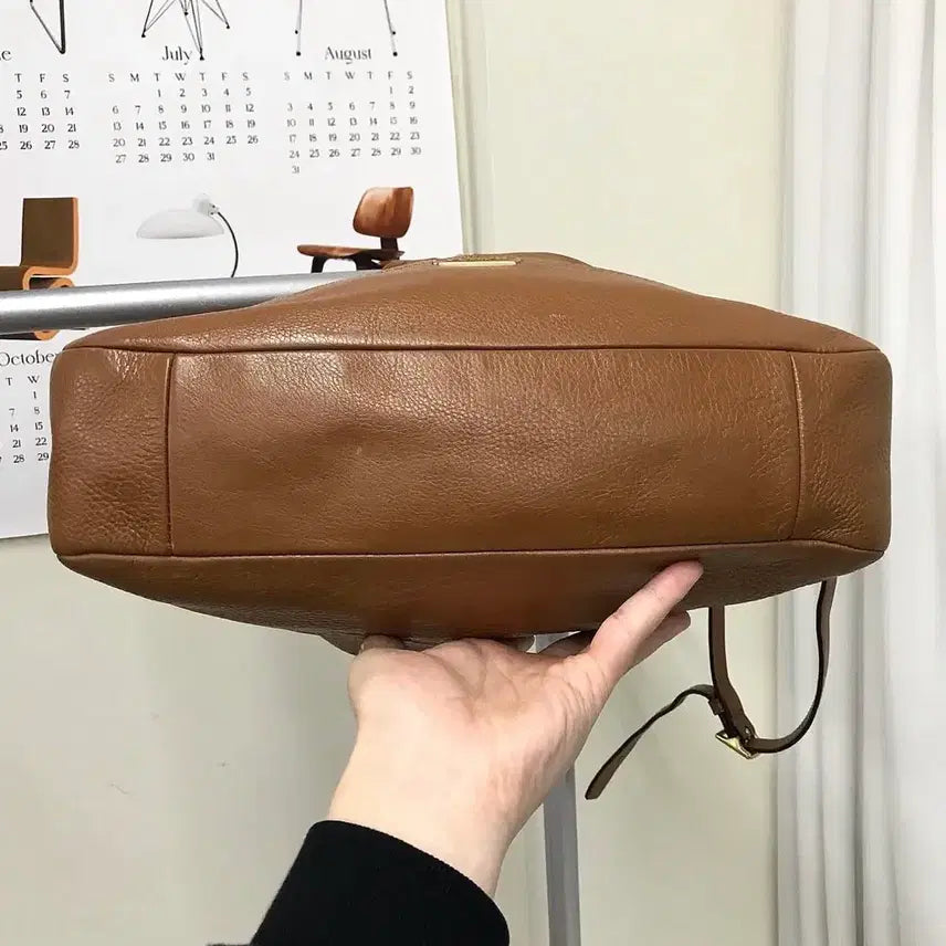 [BUNJANG] Coach Leather Two-Way Bag / 코치 레더 투웨이백 가방