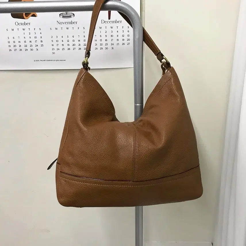 [BUNJANG] Coach Leather Two-Way Bag / 코치 레더 투웨이백 가방
