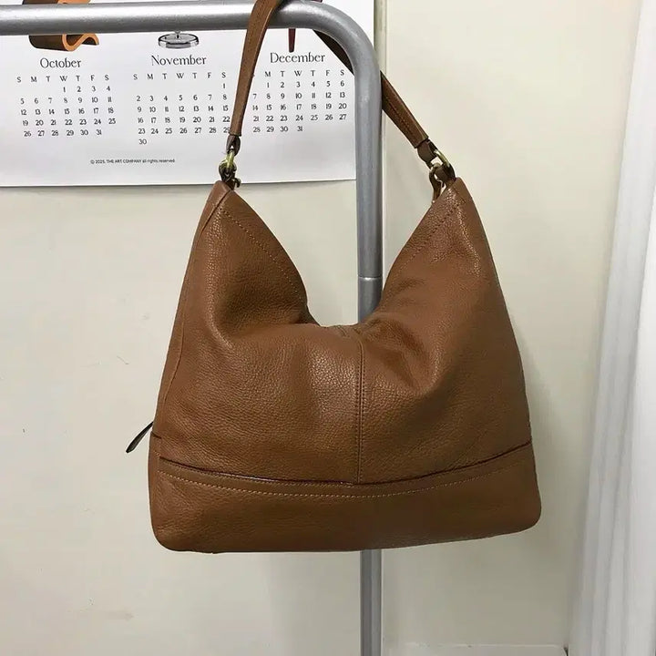 [BUNJANG] Coach Leather Two-Way Bag / 코치 레더 투웨이백 가방