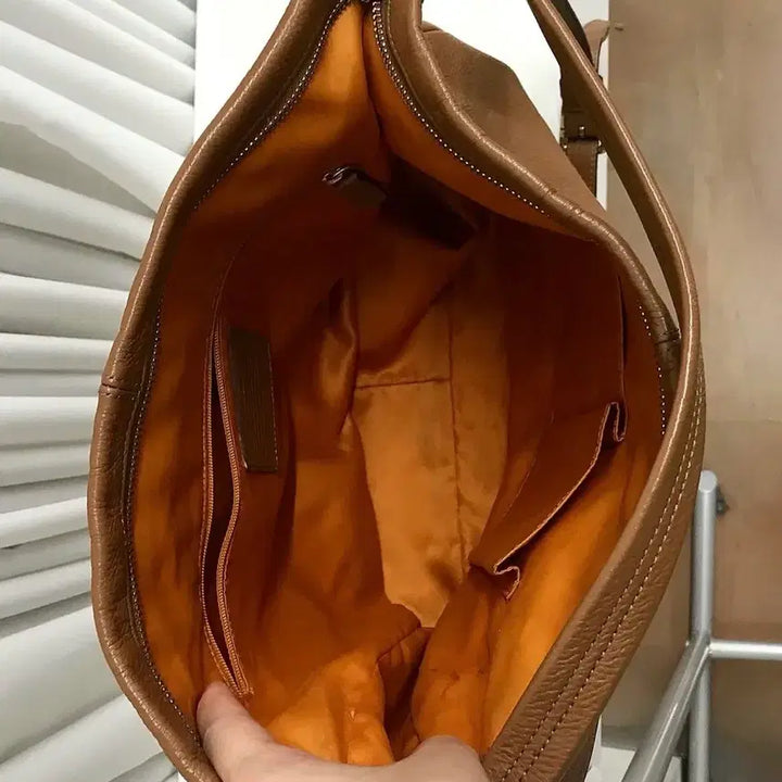 [BUNJANG] Coach Leather Two-Way Bag / 코치 레더 투웨이백 가방